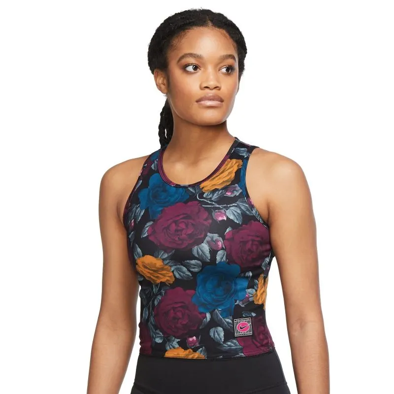 Maiou NIKE pentru femei W NK DF IC AOP SLIM TANK - DM7348010