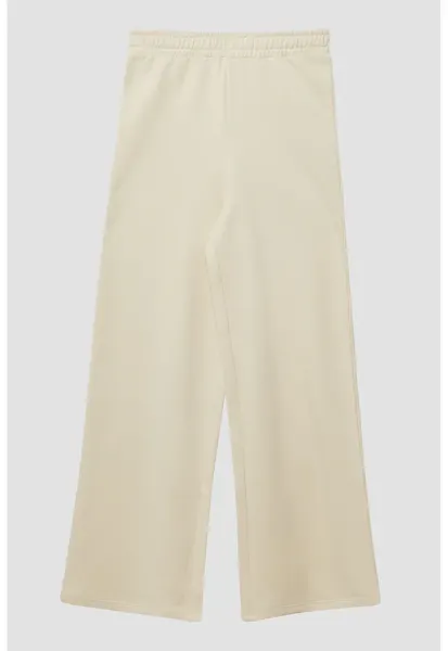 Pantalomi de trening cu talie elastica - Bej