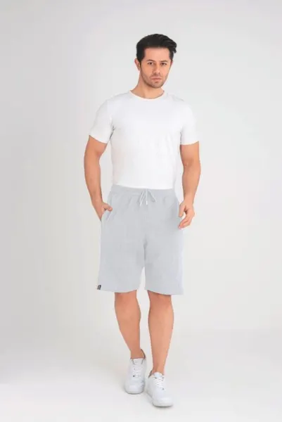 Pantaloni Barbat Berfin Trening Capri Gri Engros