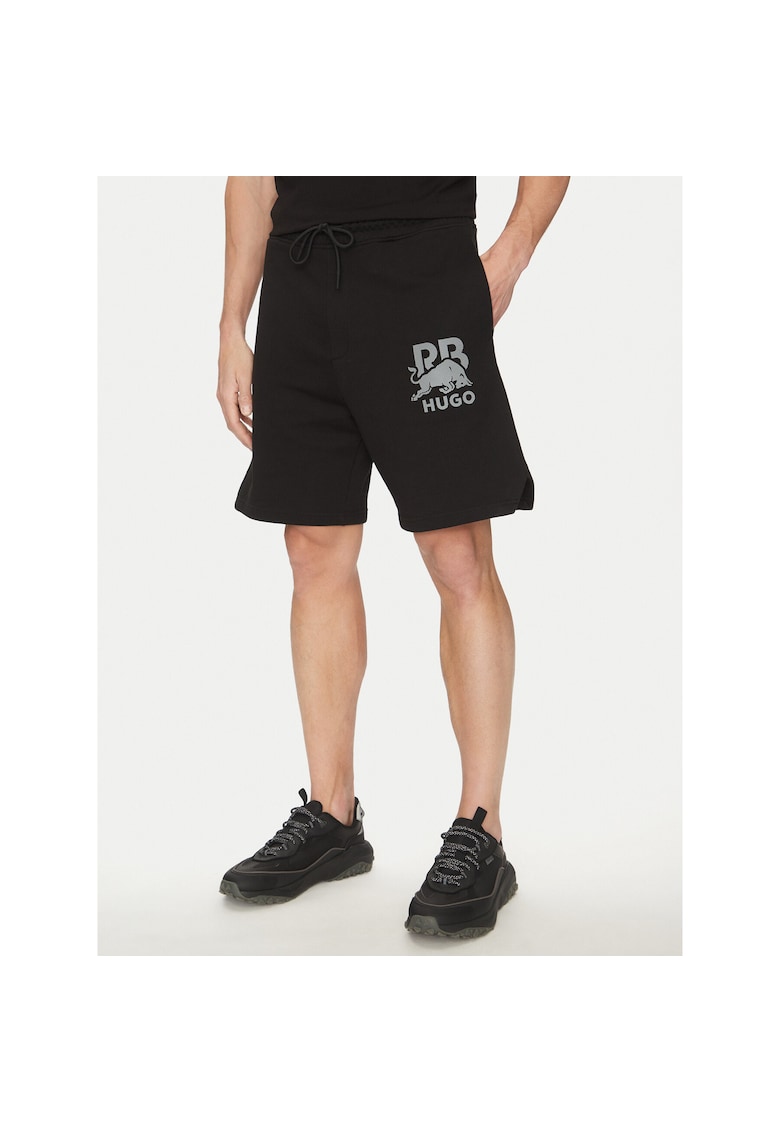Pantaloni barbati -  negru - scurti - sport