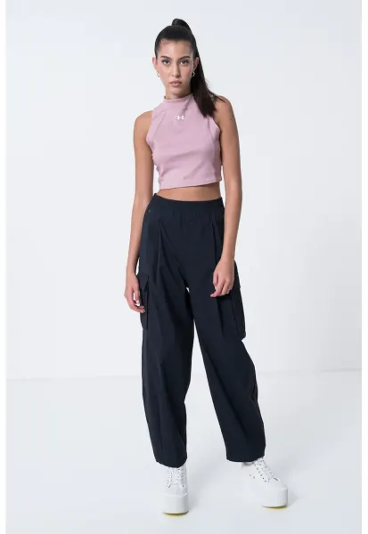 Pantaloni cargo relaxed-fit - pentru fitness Unstoppable - Negru