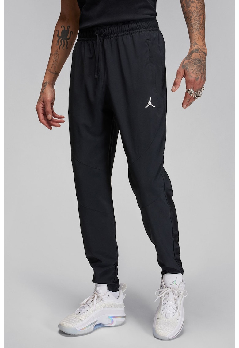 Pantaloni cu detaliu logo pentru baschet - Negru