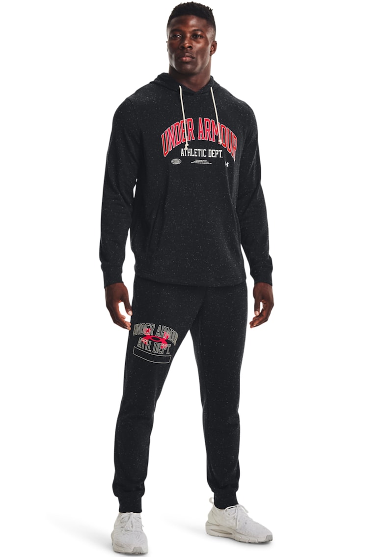 Pantaloni cu snur de ajustare pentru antrenament UA Rival - Negru