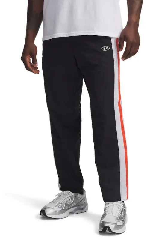 Pantaloni cu talie ajustabila Icon Track - Rosu/Alb/Negru stins