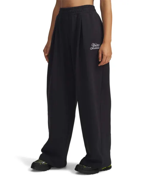 Pantaloni Dama RIVAL FLEECE SCRIPT PANT Under Armour