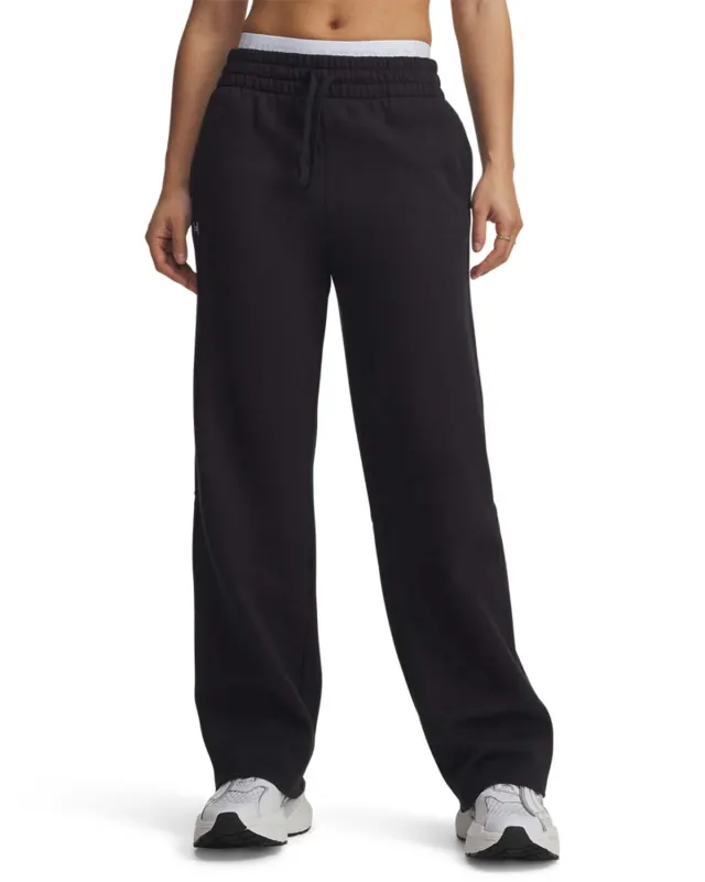 Pantaloni Dama RIVAL FLEECE STRAIGHT PANTS Under Armour