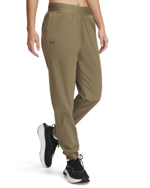 Pantaloni Dama RIVAL HI RISE WOVEN PANT Under Armour