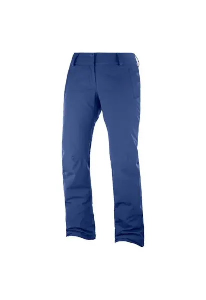 Pantaloni de schi cu detaliu logo - Bleumarin