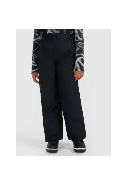 Pantaloni de ski  pentru fete - negri - NeoDry 5000 - bretele reglabile - din poliester