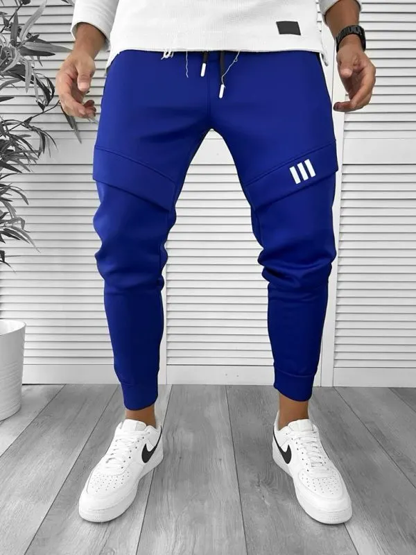 Pantaloni de trening albastri conici 12259 i6-4.2