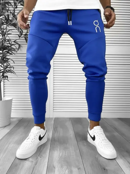 Pantaloni de trening albastri conici 12260 P18-2.2