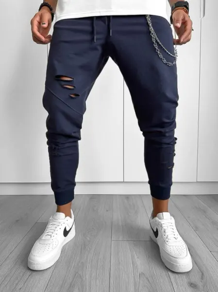 Pantaloni de trening bleumarin 12919 117