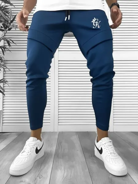Pantaloni de trening bleumarin  silon  conici 12374 16-3.1