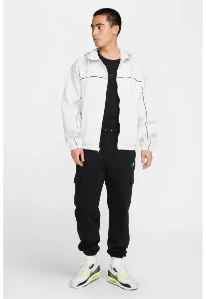 Pantaloni de trening cargo cu snur - Negru