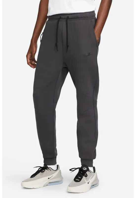 Pantaloni de trening cu buzunare cu fermoar - Gri antracit