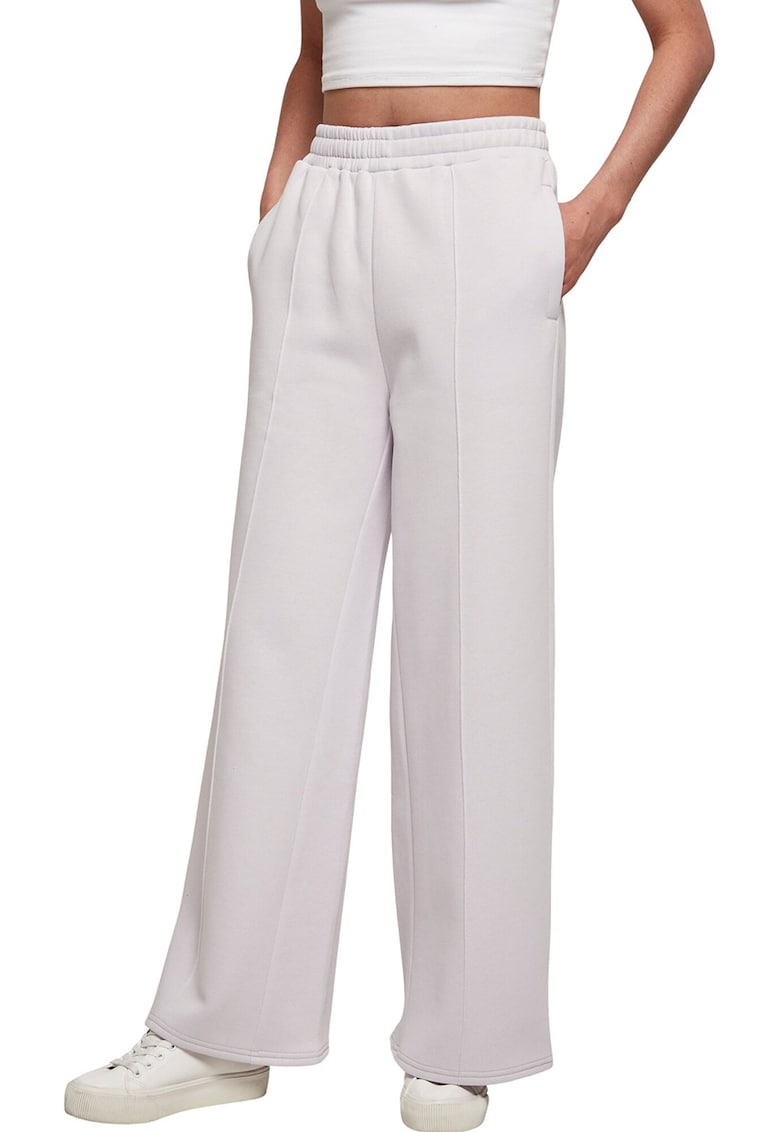 Pantaloni de trening cu croiala ampla - Alb murdar