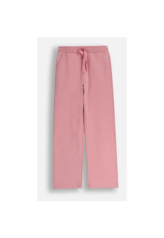 Pantaloni de trening cu croiala ampla si talie ajustabila