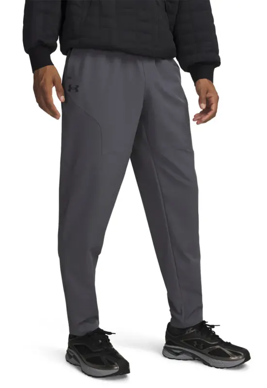 Pantaloni de trening cu croiala conica - pentru fitness Unstoppable - Gri inchis