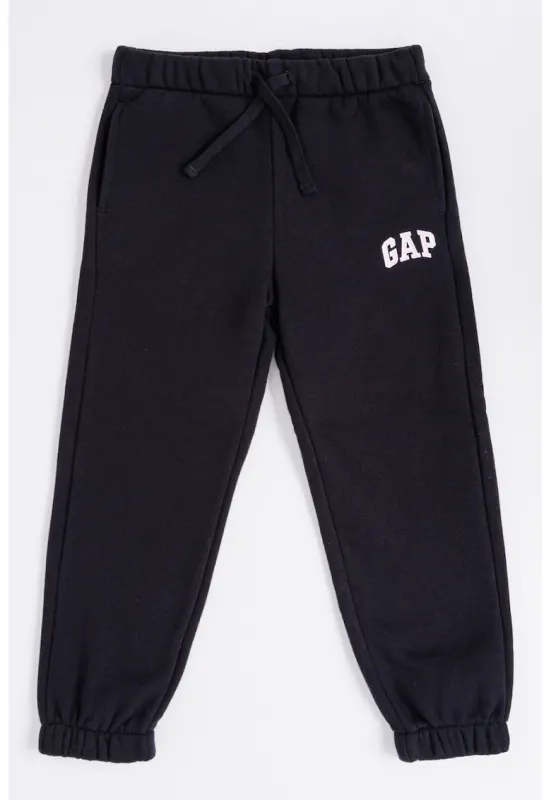 Pantaloni de trening cu croiala relaxed fit si talie ajustabila - Negru stins