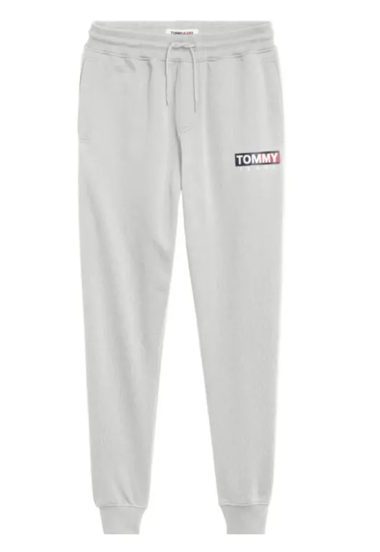 Pantaloni de trening cu logo contrastant -