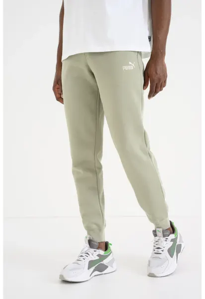 Pantaloni de trening cu logo ESS 2 - Verde deschis