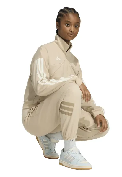 Pantaloni de trening cu logo Future Icons 3-Stripes - Crem