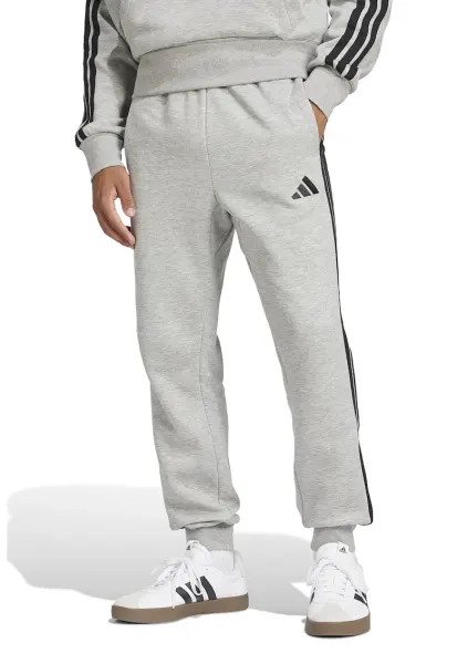 Pantaloni de trening cu logo si snur de ajustare - Negru/Gri deschis