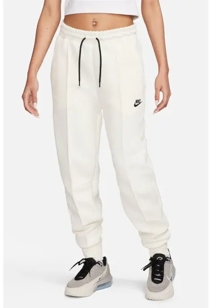 Pantaloni de trening cu snur de ajustare in talie - Negru stins/Crem