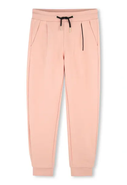 Pantaloni de trening cu snur in talie - Piersica