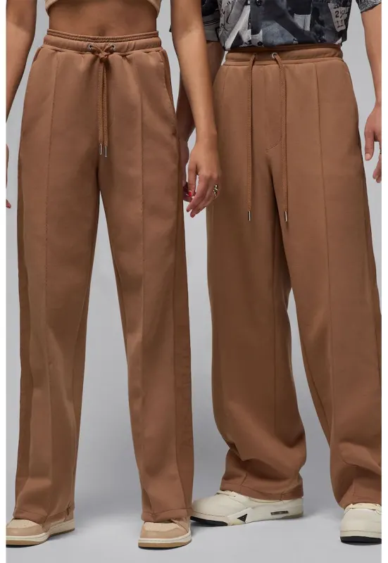 Pantaloni de trening cu snururi - Maro camel
