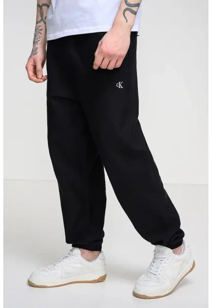 Pantaloni de trening cu talie elastica - Negru
