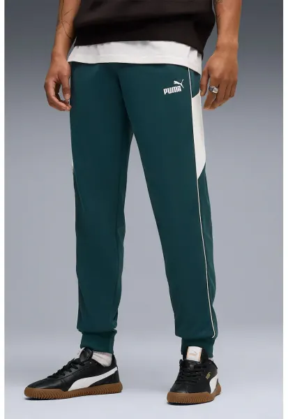 Pantaloni de trening cu talie elastica - Verde persan