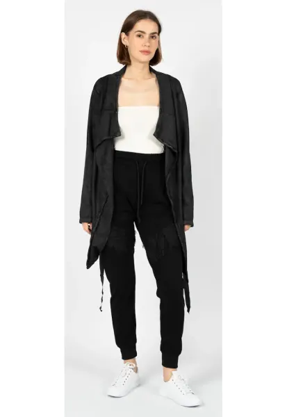 Pantaloni de trening cu talie inalta -