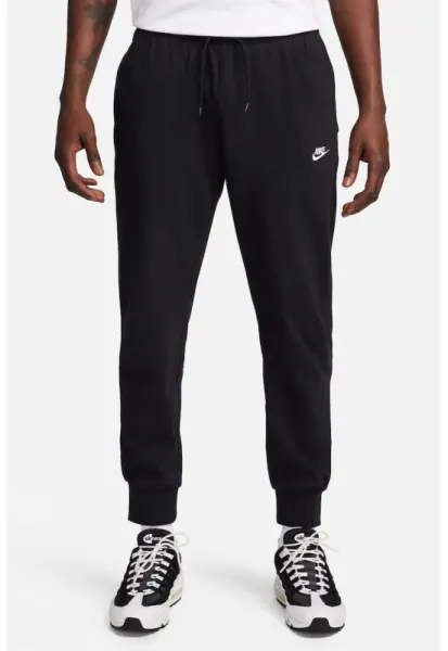 Pantaloni de trening cu talie medie si snur in talie - Negru