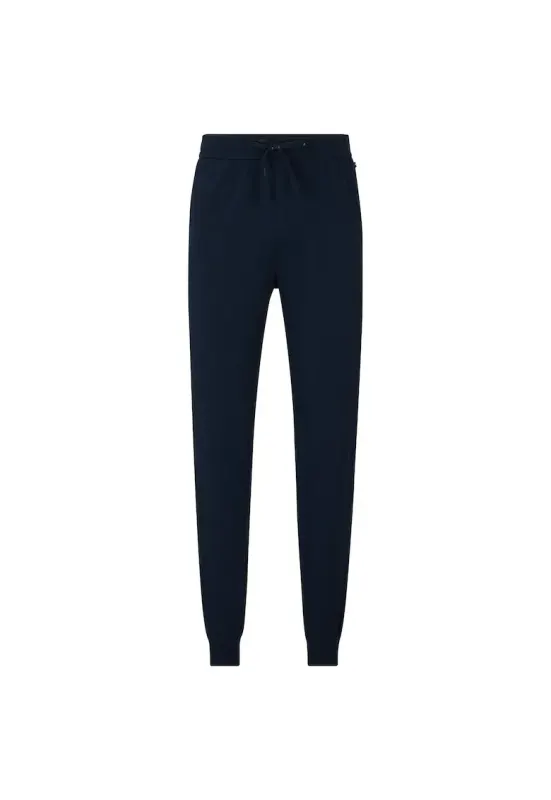 Pantaloni de trening de casa cu talie ajustabila - Albastru