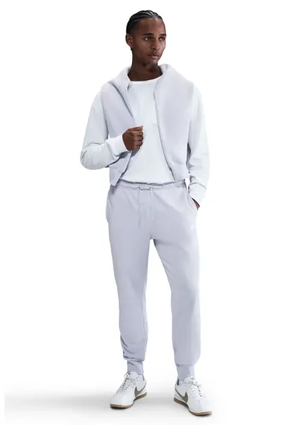 Pantaloni de trening din amestec de bumbac cu logo - Gri deschis