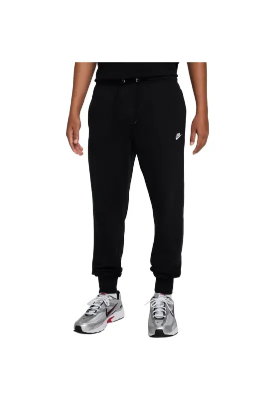 Pantaloni de trening din amestec de bumbac cu logo - Negru