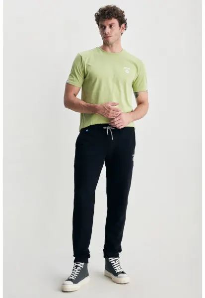 Pantaloni de trening din amestec de bumbac Luskin