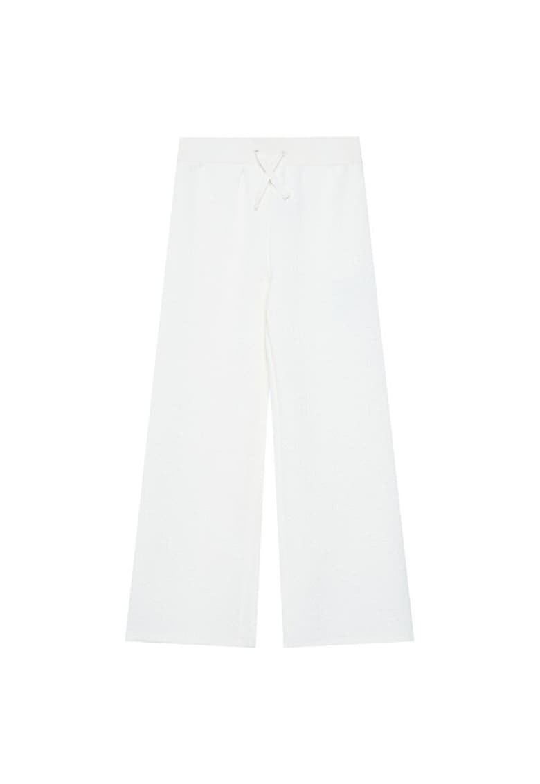 Pantaloni de trening fata  ecru -