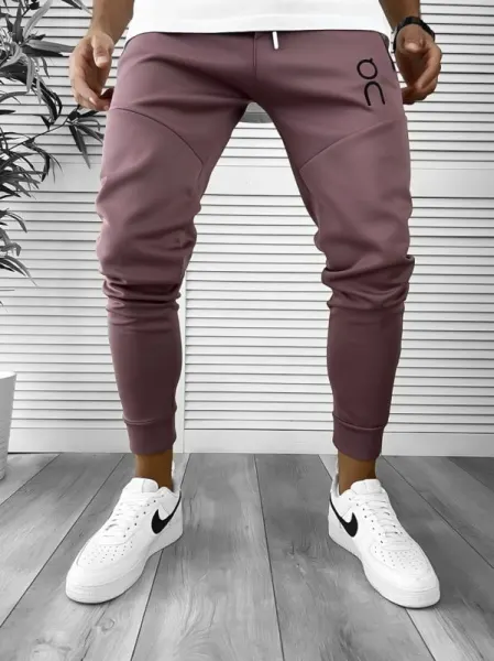 Pantaloni de trening maro conici 12260  P20-1.3