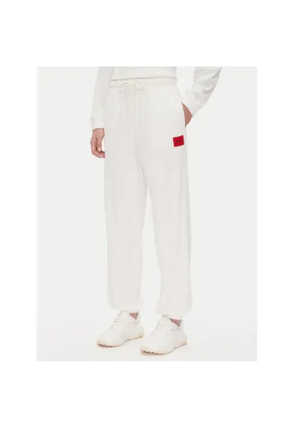Pantaloni de trening pentru dama  crem