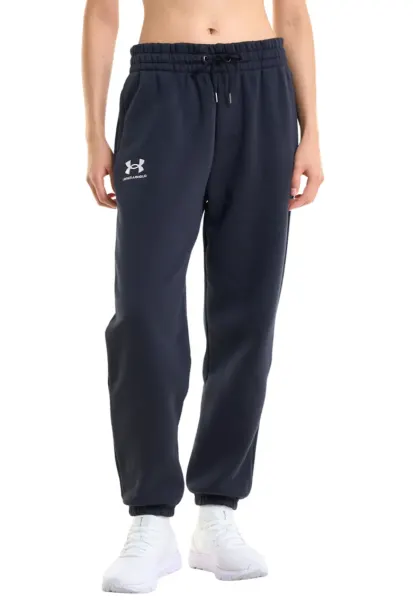 Pantaloni de trening - pentru fitness Essential - Alb/Negru