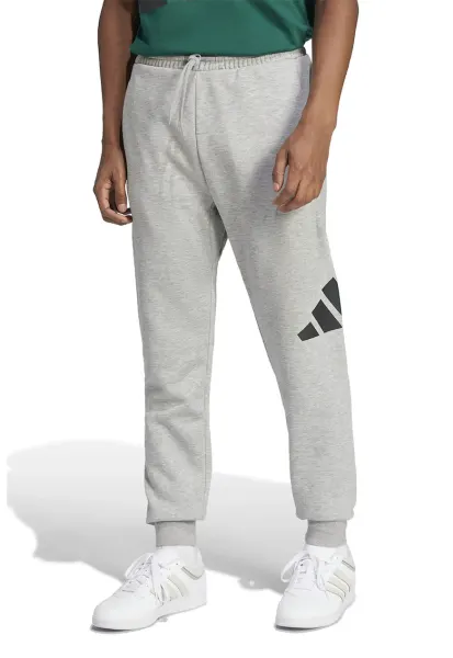 Pantaloni de trening regular fit cu buzunare - Gri melange