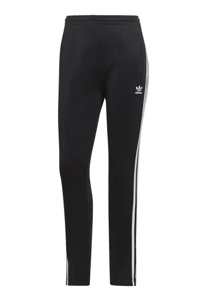 Pantaloni de trening slim fit Adicolor - Alb/Negru