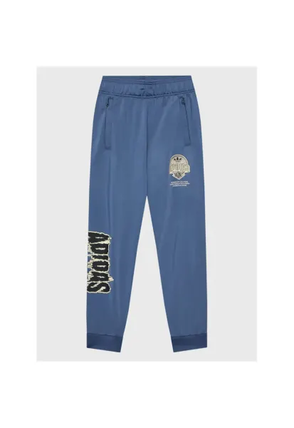 Pantaloni de trening unisex copii  albastru -