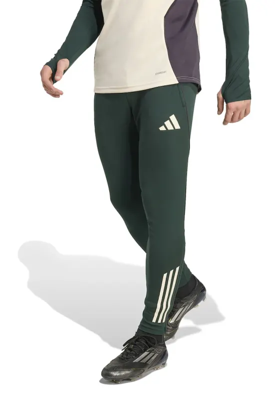 Pantaloni lungi cu slituri cu fermoar pentru fotbal - Verde englez