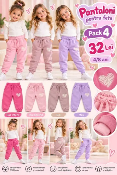 Pantaloni pentru copii vatuiti Engros HSN750