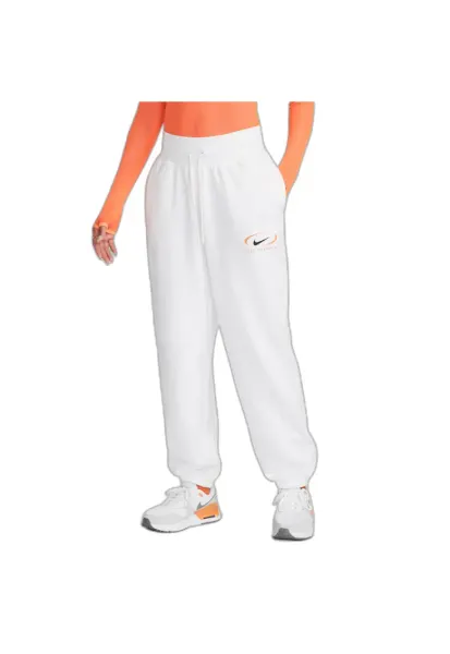 Pantaloni  pentru Femei - w nsw phnx flc hr os pant prnt - FN7716-100 - Alb - Alb