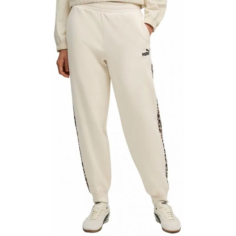 Pantaloni Puma ESS GRAPHIC Animal Comfort High-Waist Sweatpants FL cl