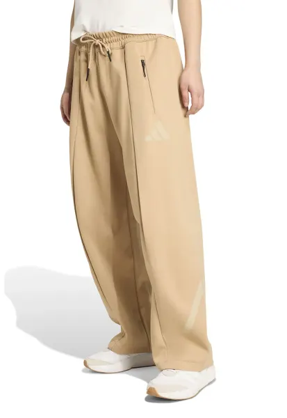 Pantaloni relaxed fit de trening cu pensa frontala Z.N.E - Bej